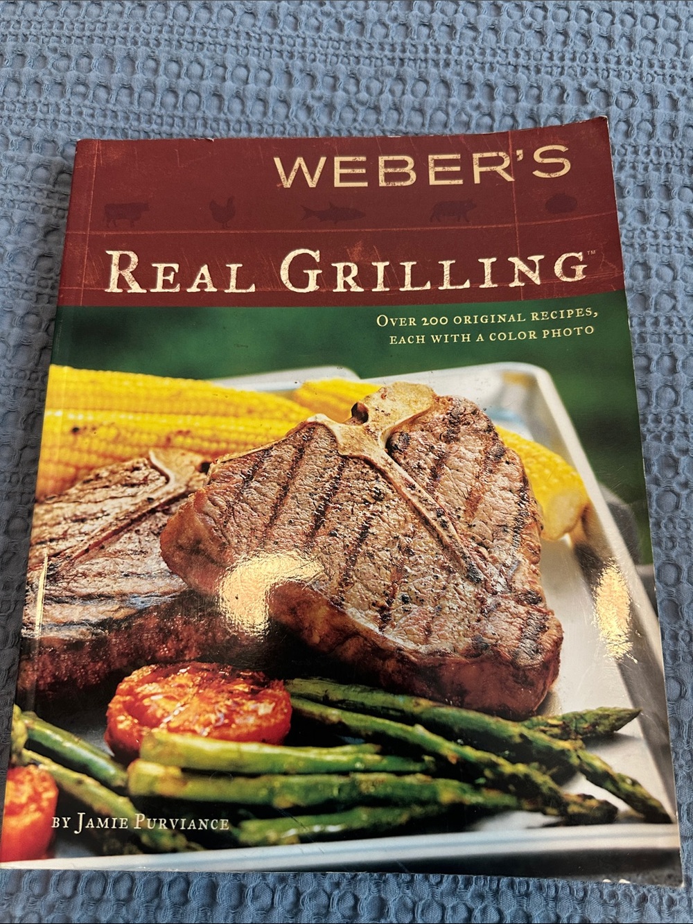 Real Grilling Cookbook - Red Cover